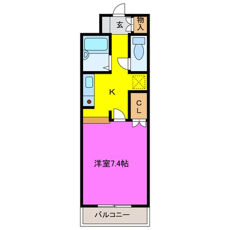 コージーコート野口の物件間取画像